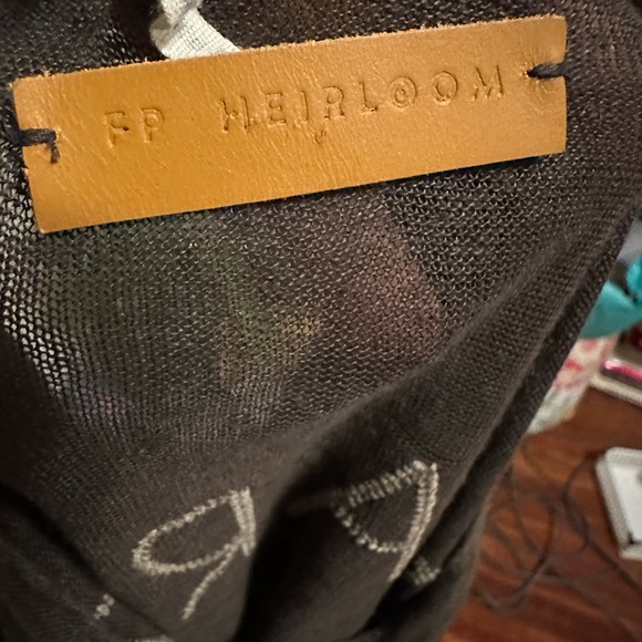 Vintage Free People Heirloom Knit Snake Charmer Top Small - Picture 5 of 9